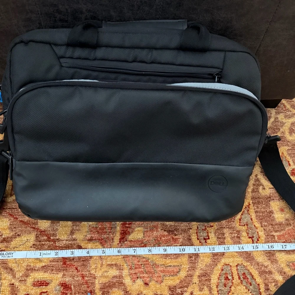Dell Black Men's Laptop Messenger Bag
